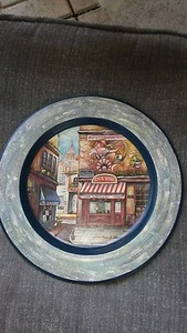 Mark St. John Cafe Vogue Italy collectors plate - Picture 1 of 3