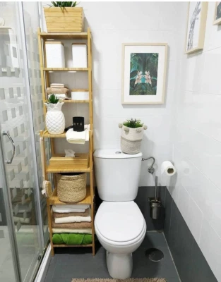 Ikea RÅGRUND Shelf unit, bamboo, 64 1/8 x13 " BRAND NEW (SHELF UNIT ONLY) - Image 1 of 4