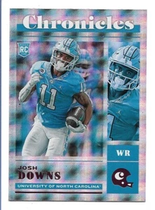 Josh Downs 2023 Chronicles Draft Picks Holo Rosa #16 Novato Carolina del Norte - Imagen 1 de 2