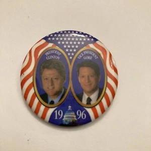 President Clinton vice president Gore 1996 button 1.75” - Picture 1 of 6