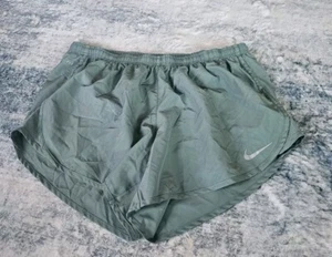 Nike Women’s flex running shorts Brief-Lined  Green dri-fit Sz L bv2953-326 New - Picture 1 of 4