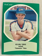 1990 AAA All Star Game Baseball ProCard#05-Kelvin Torve, Tidewater Tides