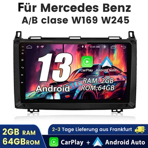 DAB+ Autoradio NAVI Für Mercedes Benz A/B Klasse Viano VITO GPS Android 13 2+64G - Bild 1 von 14