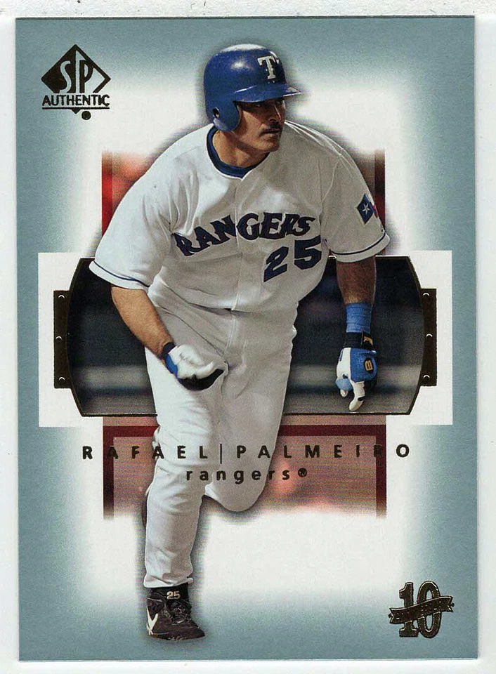 Rafael Palmeiro - Texas Rangers - 2003 Upper Deck SP Authentic Baseball # 22 MT - Image 1 of 1