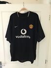 Manchester United 2003-05 Away Football shirt V.Nistelrooy 10 XL Vodafone black