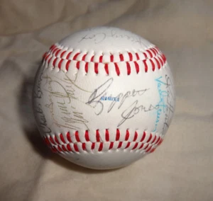 1979 Seattle Mariners Team Signed Baseball Julio Cruz Willie Horton 28 SIGNATURE - Picture 1 of 6