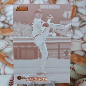 2023 Topps Stadium Club - SSP Orange Foil - Tarik Skubal #114 - Detroit Tigers - Picture 1 of 2