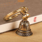 Brass Chinese 12 Zodiac Animals Heads Bell Keychain Pendants Vintage Copper