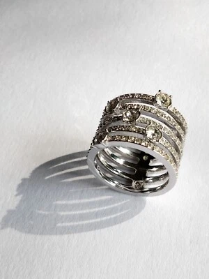 Anello a fascia Swarovski creativity wide originale - Immagine 1 di 4