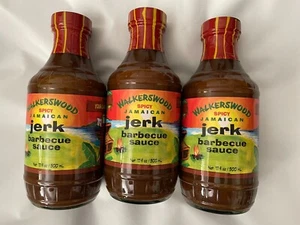 Walkerswood Spicy Jamaican Jerk Barbecue BBQ Sauce 17 Unzen (3er Pack) - Authentisch - Bild 1 von 24