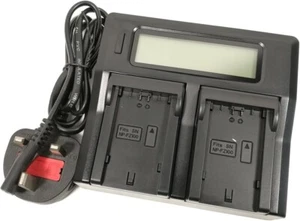 Jiexi® Quick LCD-Display Dual-Channel Mains Battery Charger for Sony NP-FZ100 - Picture 1 of 11