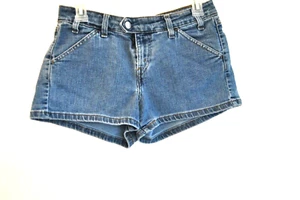 Women's Mini Shorts by Levi Jeans Size 7 Blue in Color - Picture 1 of 15