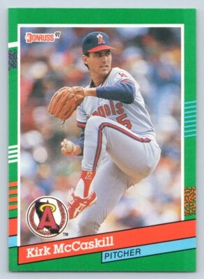 Kirk McCaskill 1991 Donruss #637 EX - Image 1 of 2