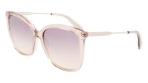 NEW Longchamp LO 706S 250 Crystal Beige Sunglasses with Gradient Lenses