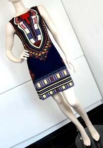ANNA FIELD Damen Kleid A Linie Boho Tunika Party Minikleid Strand Festival Gr 40 - Bild 1 von 21