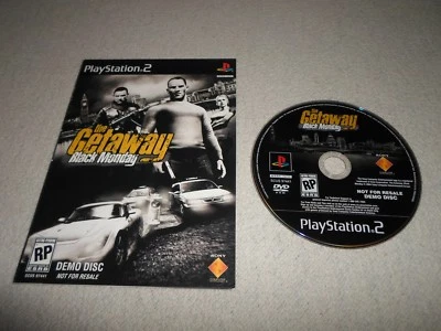 TESTED The Getaway Black Monday *DEMO DISC* PS2 Playstation 2 Not for Resale DVD - Image 1 of 4