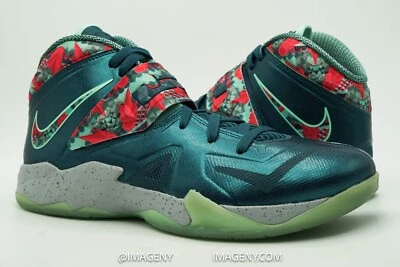 NIKE ZOOM SOLDIER VII LEBRON NUEVAS TALLA 10.5 POWER PAIR SOUTH BEACH 599264 300 Foto 1 de 4