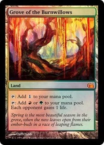 MTG - GROVE OF THE BURNWILLOWS - From the Vault: Realms (M) - Image 1 of 1