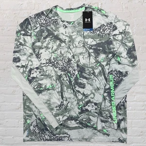 Camisa Under Armour Fish Pro Iso-Chill Camuflada Manga Larga Pesca UPF Para Hombre Grande - Imagen 1 de 5