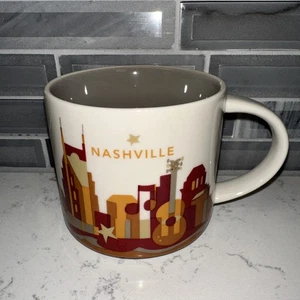 2016 STARBUCKS~NASHVILLE “You Are Here” Collection Coffee/Tea~Mug/Cup 14 oz~EUC! - Picture 1 of 11