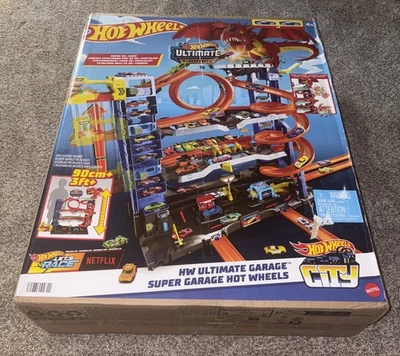Hot Wheels City Ultimate Garage Playset - Parks 50+ Cars - New - Image 1 of 2