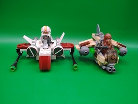 LEGO 75072 75129 Star Wars Microfighters ARC-170 Starfighter, Wookie  Complete