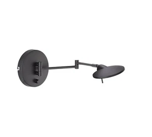 Trio Lighting 274770132 Kazan wall lamp metal black mat with integrated dimmer - Picture 1 of 4