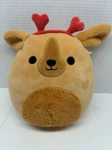 Retired Squishmallows 8” Plush Finley The Golden Retriever With Heart Headband - Picture 1 of 14