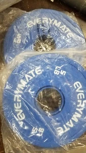 Everymate 5lb Wechsel Olympia Platte blau Paar Everymate blau 5lb Gewicht Set - Bild 1 von 1