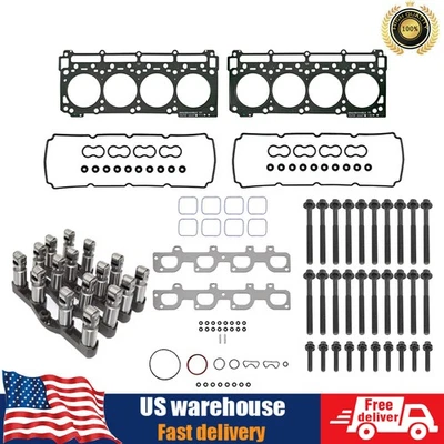 Kit de elevadores não MDS para Jeep Chrysler 300 Dodge Challenger Ram 3500 6.4L OHV V8 - Imagem 1 de 4