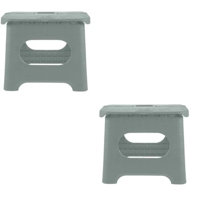  2 Pack Hocker Klappbarer Kunststoffhocker Plastikhocker Heimhocker - Bild 1 von 4