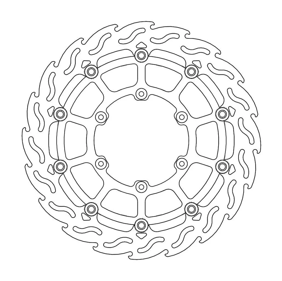 Disques de frein série Flame MOTO-MASTER 300 mm 112296 - Photo 1/1