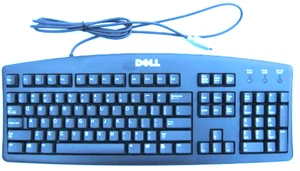 Dell Computer Keyboard Model RT7D20 Standard Very Good PS-2 Vintage Retro - Picture 1 of 1