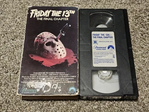 FRIDAY THE 13TH PART IV THE FINAL CHAPTER 1984 RELEASE vhs HORROR movie - Imagen 1 de 6
