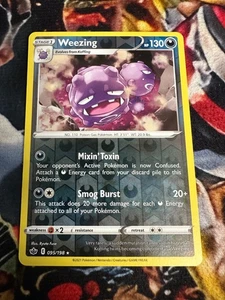 Weezing 095/198 Swsh06: Sword & Shield - Chilling Reign Reverse Holo - Picture 1 of 2