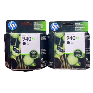 HP 940XL Black Ink C4906A Genuine OEM High Yield OfficeJet Pro 8000 8500 NEW - Picture 1 of 5