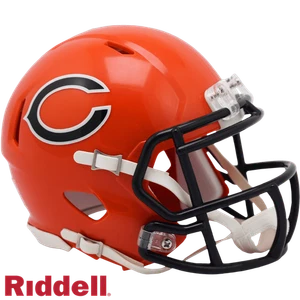 Chicago Bears Helmet Riddell Replica Mini Speed Style On-Field Alternate - Picture 1 of 1