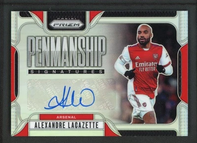 2024-25 ALEXANDRE LACAZETTE 61/99 AUTO PANINI PRIZM PREMIER LEAGUE SILVER - Image 1 of 2