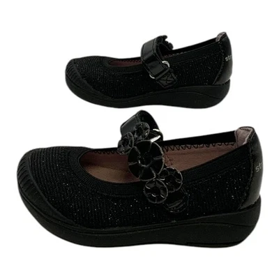 Zapato de Vestir Stride Rite Layla Mary Jane Negro EE. UU. Niño Niña 4W Foto 1 de 4