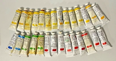 Winsor & Newton Artists' Oil Colors Paint Lot - 28 pcs - Image 1 of 2