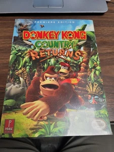 Donkey Kong Country Returns & 3D Premiere Edition Official Game Guide Books - Picture 1 of 12
