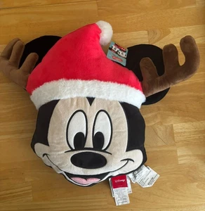 Disney Mickey Mouse KISSEN Nikolausmütze Rentier Geweih Weihnachten - Bild 1 von 5