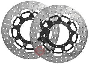 COPPIA DISCHI FRENO ANTERIORE HONDA X-ADV 750 IN ACCIAIO FLOTTANTE NEWFREN DF... - Imagen 1 de 4