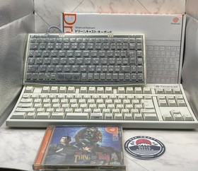 Sega Dreamcast Typing of the Dead Set: 2 Keyboards (1 Boxed) + Game Tested Japan
