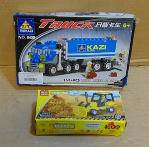 Kazi Truck & Zhilig Build Bulldozer Plastic Building Block kits - Bild 1 von 3