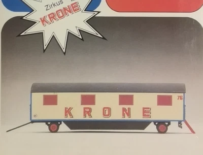 Preiser 21007 Circus Krone Bürowagen LKW Modell 1:87 H0 OVP - Bild 1 von 2