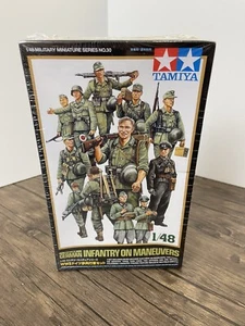 Tamiya WWII German Infantry on Maneuevers 1/48 Brand New Sealed - Picture 1 of 6