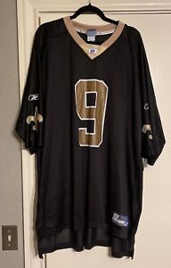 Drew Brees New Orleans Saints Jersey Mens 4XL Reebok NFL Football *