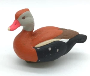 Vintage 2020 Ducks Unlimited Signed Jett Brunet #22 Mini Black Belly Whistling Duck - Bild 1 von 9