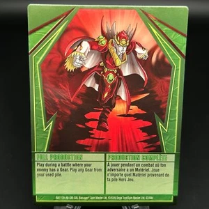 Tarjeta de habilidad verde Bakugan PRODUCCIÓN COMPLETA BA1139-AB-SM-GBL 43/48c GUNDALIAN - Imagen 1 de 7